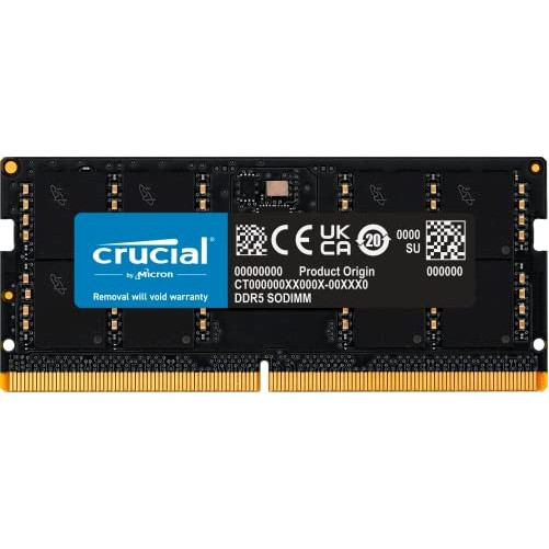 MICRON - SOURCING CT16G56C46S5 CRUCIAL 16GB SODIMM 262-PIN MEMORY MODULE