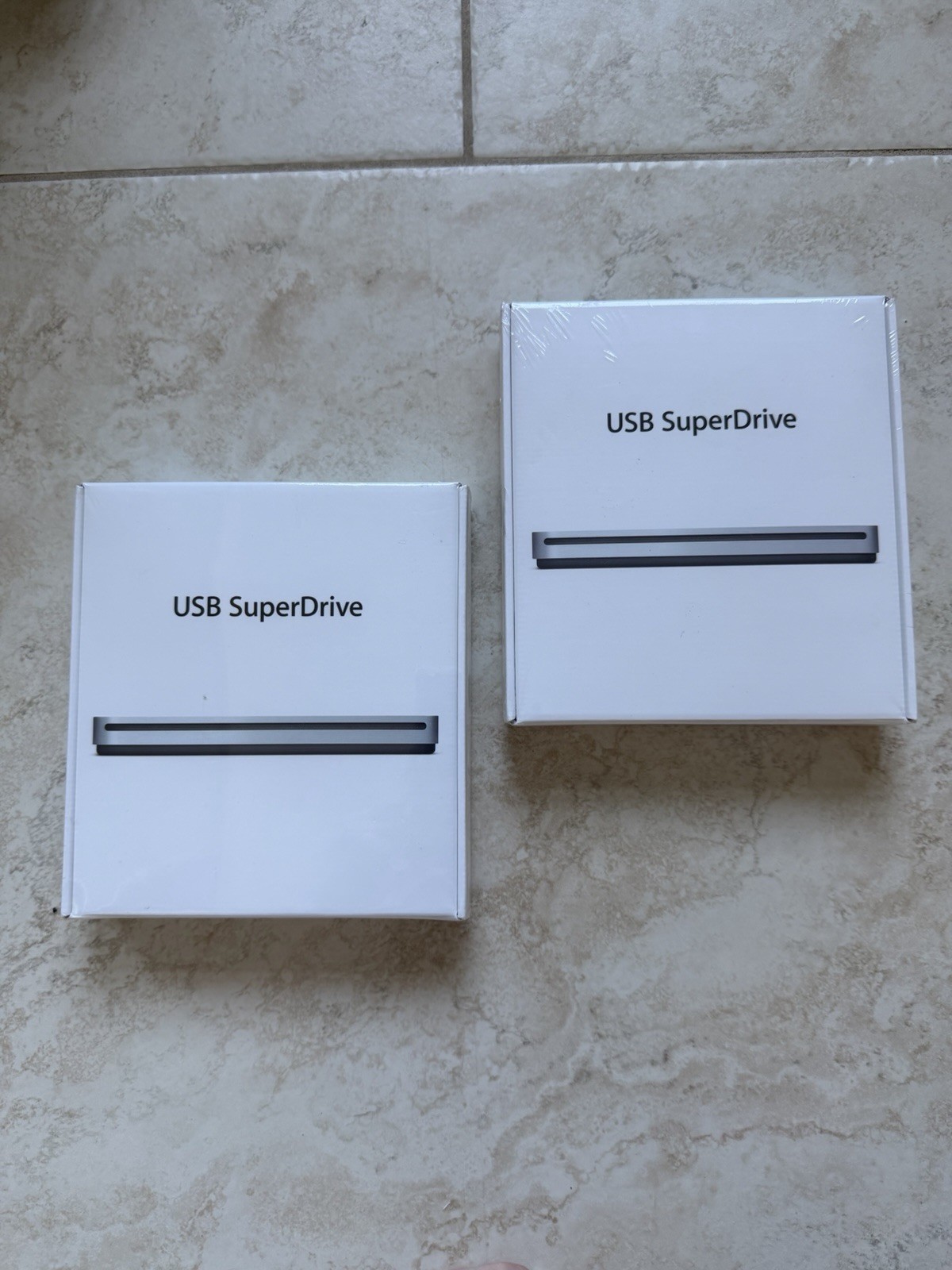 Lot Of 2  APPLE USB SuperDrive SEALED BRAND NEW - A1379 sealed external CD DVD