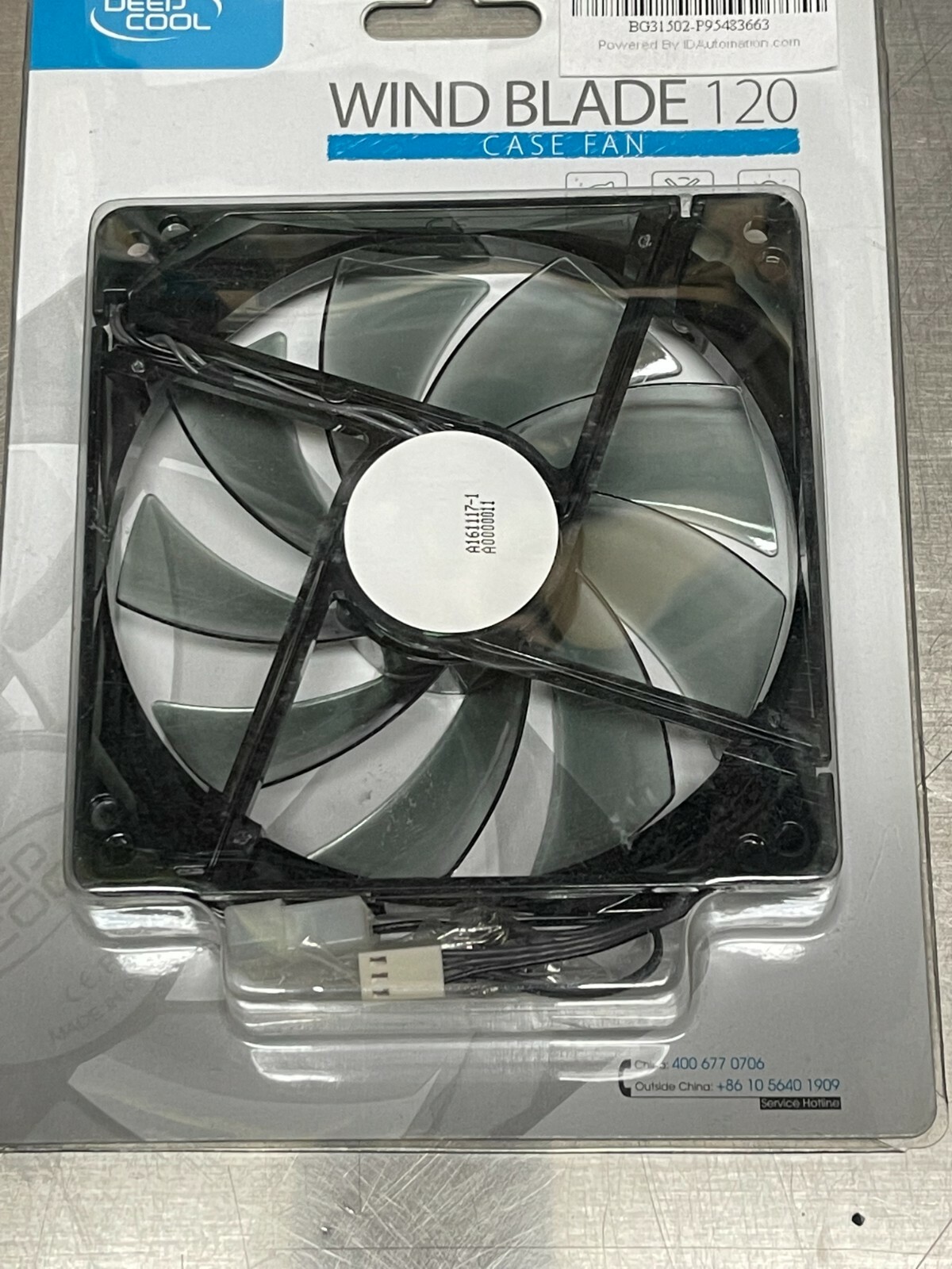 120mm BLUE LED PC Computer Case Cooling Fan Quiet Colorful Black Frame 