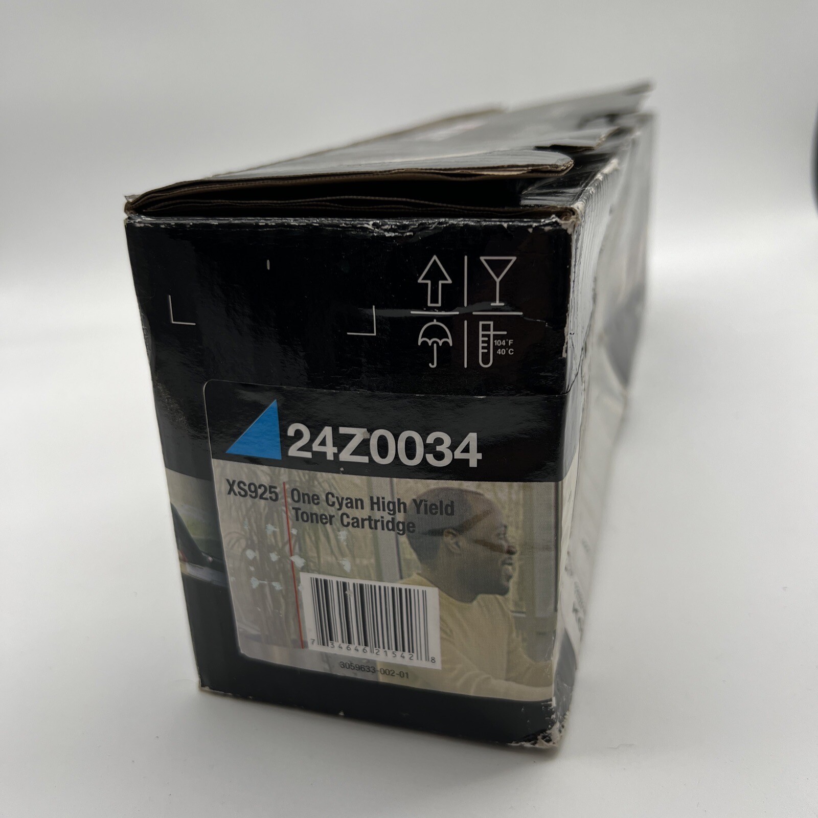 Genuine Lexmark 24Z0034 Cyan High Yield Toner Cartridge