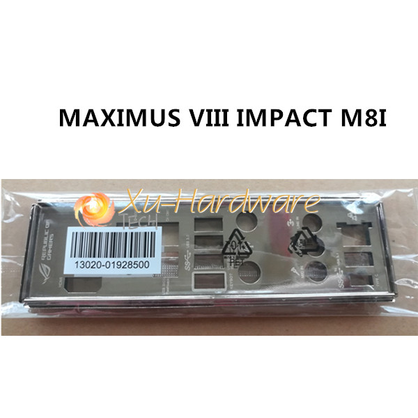 NEW IO I/O SHIELD back plate BLENDE BRACKET for ASUS MAXIMUS VIII IMPACT M8I
