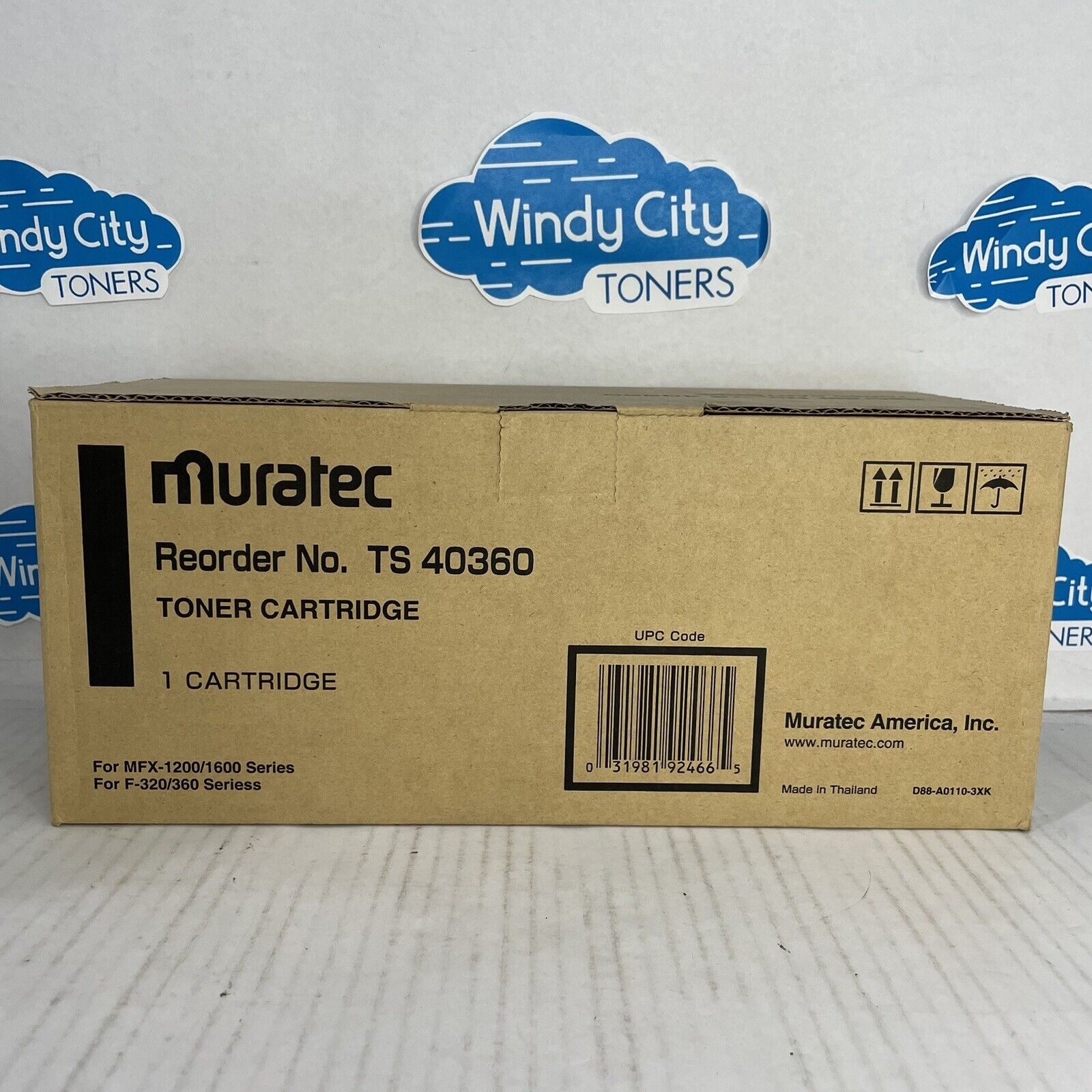 Muratec TS 40360 Black Toner Cartridge for Muratec F320 F360 MFX-1200 MFX-1600