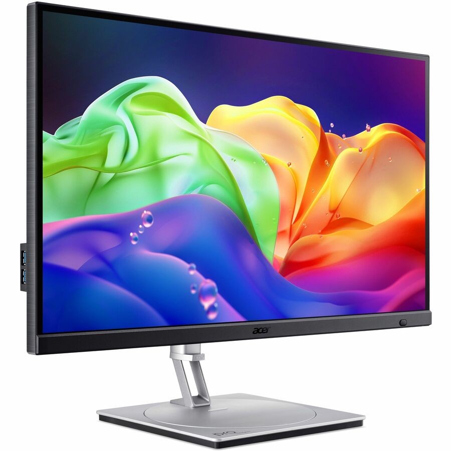 Acer PE270K L1 27" Class LCD Monitor Silver 4ms USB Type-C HDMI UMHP0AA102