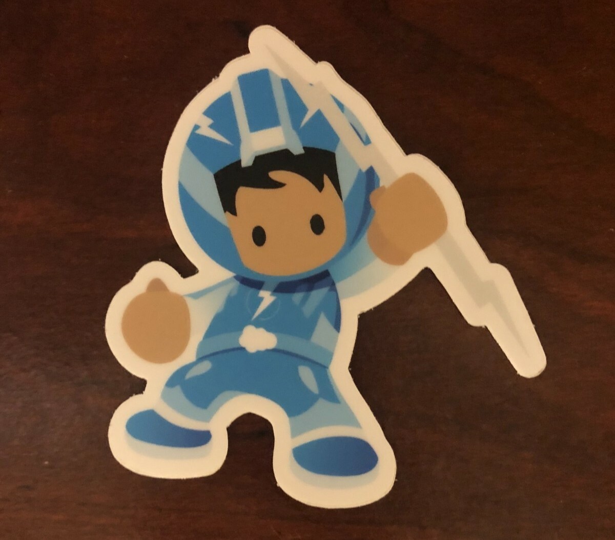 RARE Salesforce Astro Lightning Bolt Tron Salesforce Blaze Your Trail Sticker 