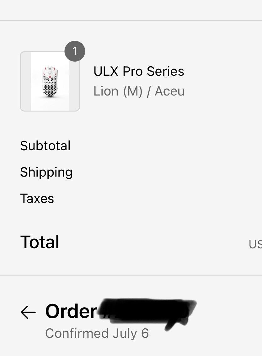 PRESALE ULX Pro Series aceu Limited Edition 10k MEDIUN LION - SOLD OUT