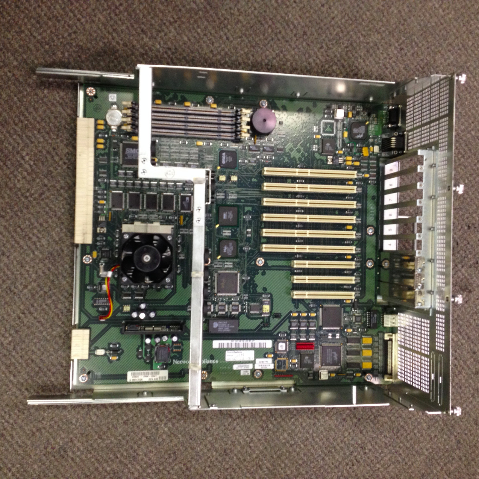 NetApp Network Appliance 110-01803 Motherboard w/ CPU and heatsink