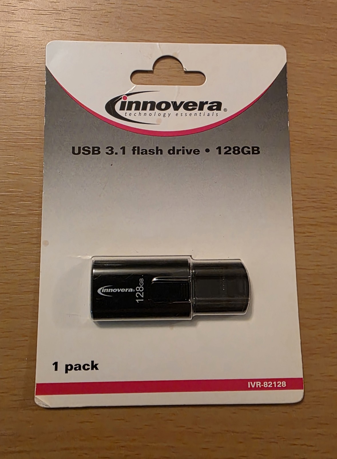 Innovera 128GB  USB 3.1 Flash Drive USB 3.1 IVR-82128 FDD NEW SEALED 128 GB
