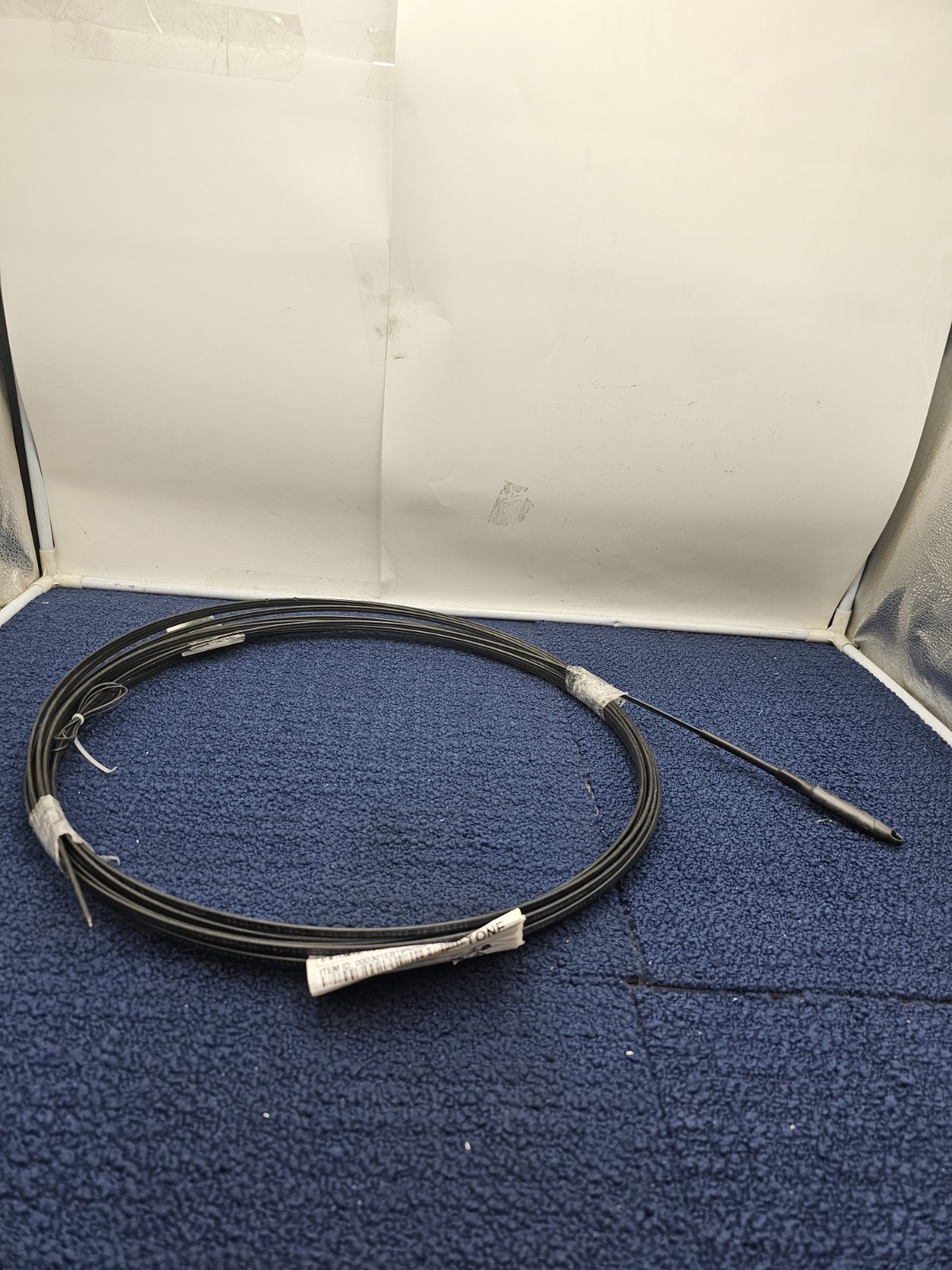 50FT Corning 1F Toneable ROC TDRP PUSHLOK Fiber Drop Cable OptiTap Converter
