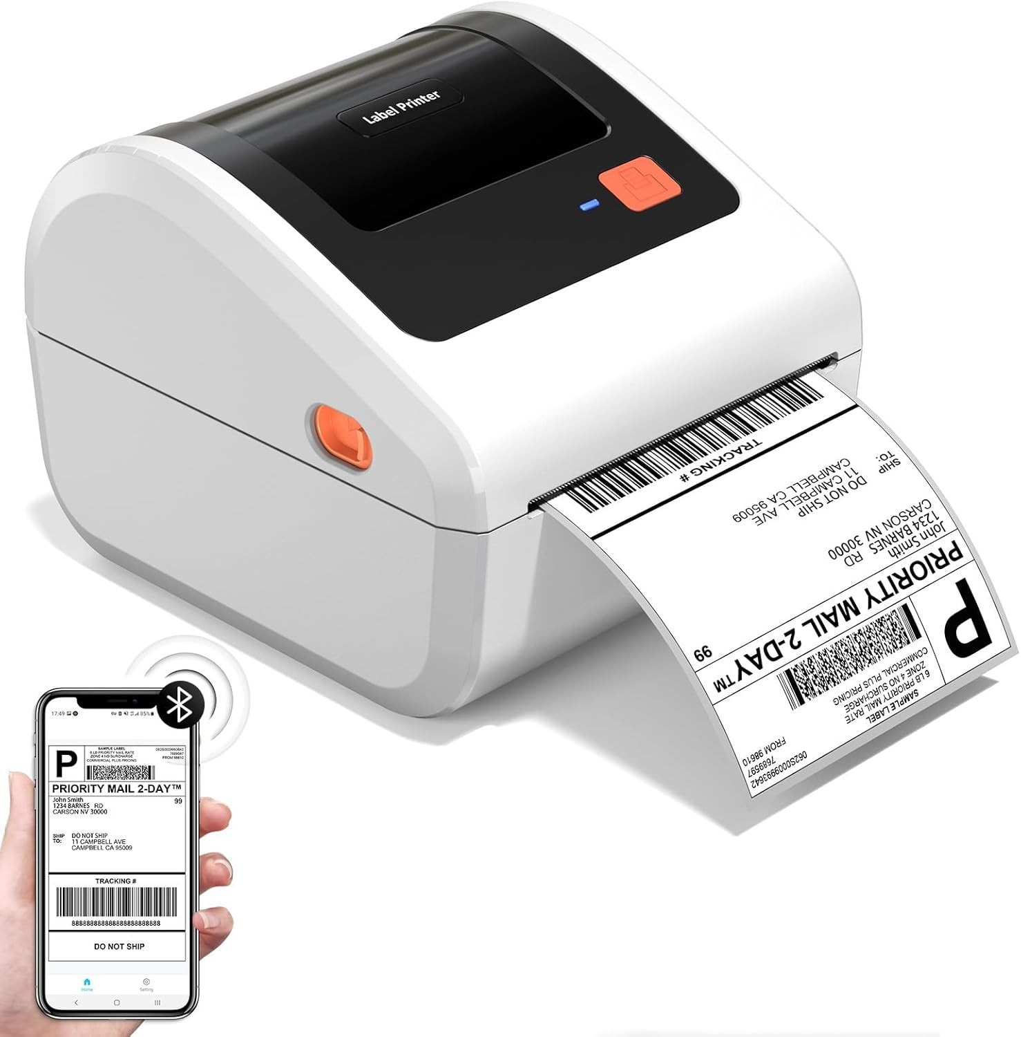 Phomemo 4x6 Wireless Shipping Label Printer Thermal Label Printer for USPS FedEx