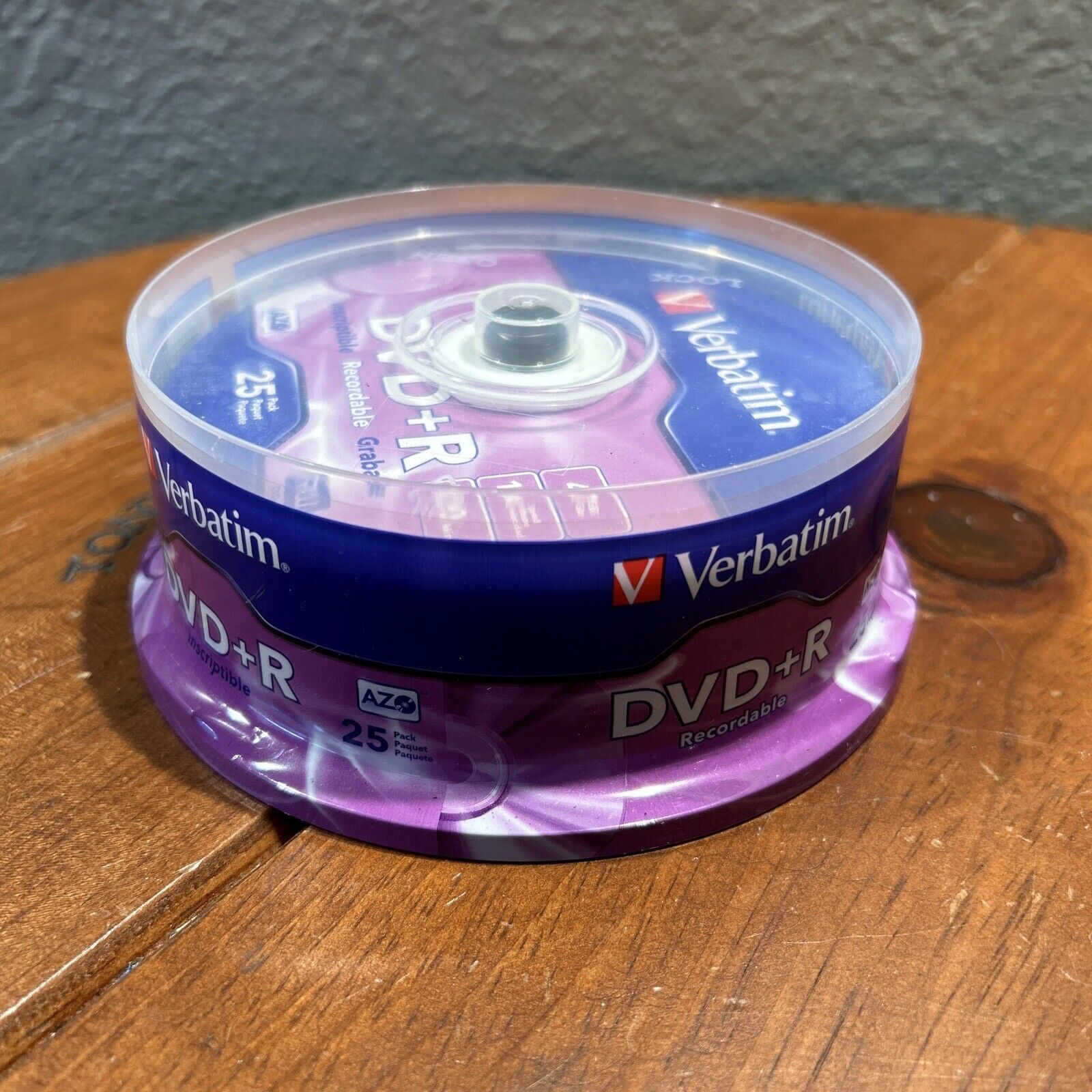 Verbatim DVD+R 4.7GB Blank DVD - 16X - Inkjet Printable - 25 Color Pack  