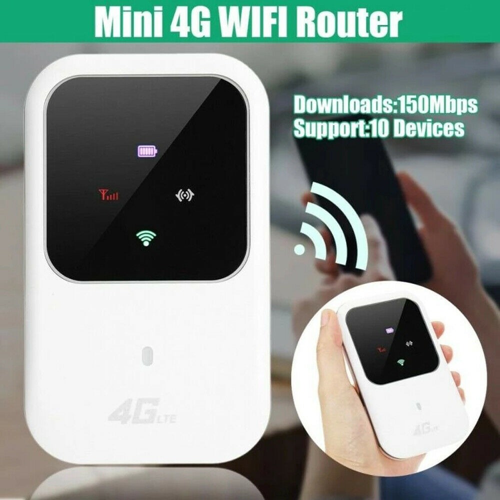 100Mbps Wireless 4G LTE Mobile Portable WiFi Router MIFI Modem Hotspot 2100mAh /