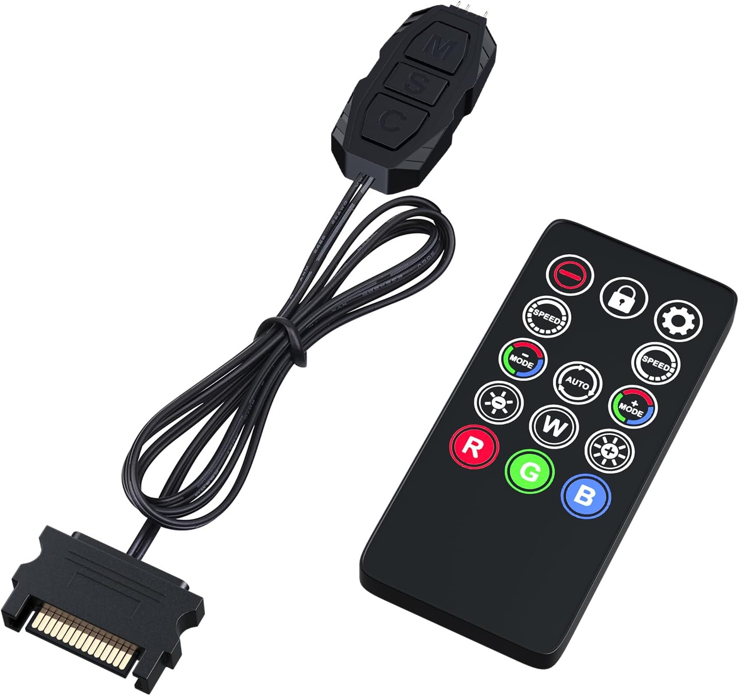 DS Mini ARGB PC Fans Controller Kit with One-To-One Matching Function