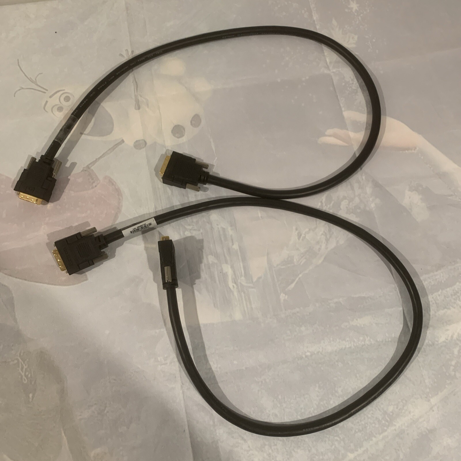 Lot of 2 Extron Cable DVI Cable 3feet' 26-649-03 Rev.D In Good Condition