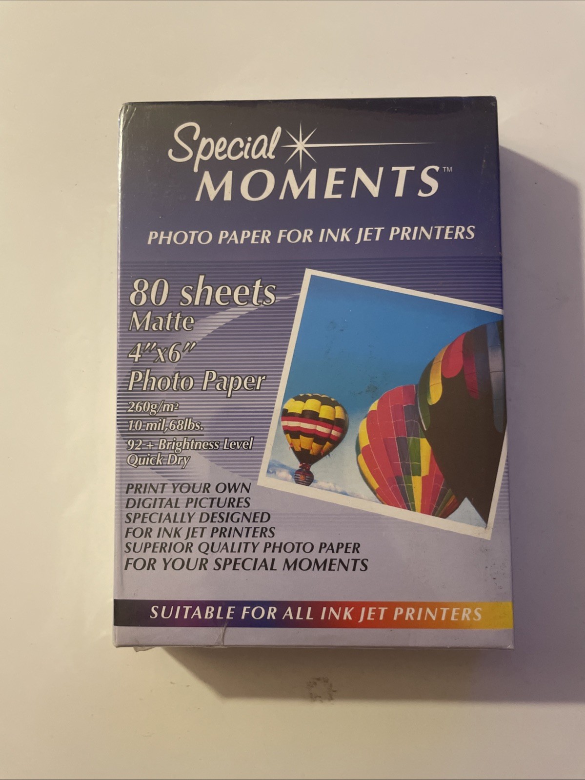 Glossy Special Moments Photo Paper For All Ink Jet Printers 260 Sheets 4x6