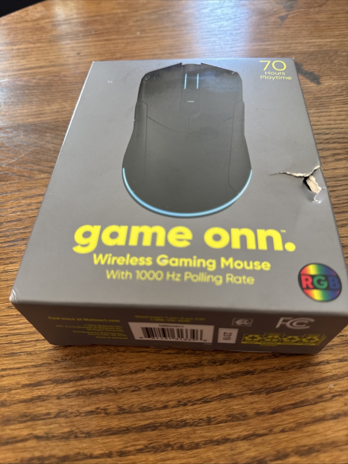 Onn Game Onn Wired RGB Gaming Mouse 1000027827 New