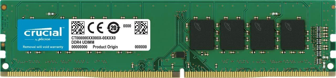 Crucial RAM 32GB DDR4 3200 MHz CL22 Desktop Memory  CT32G4DFD832A