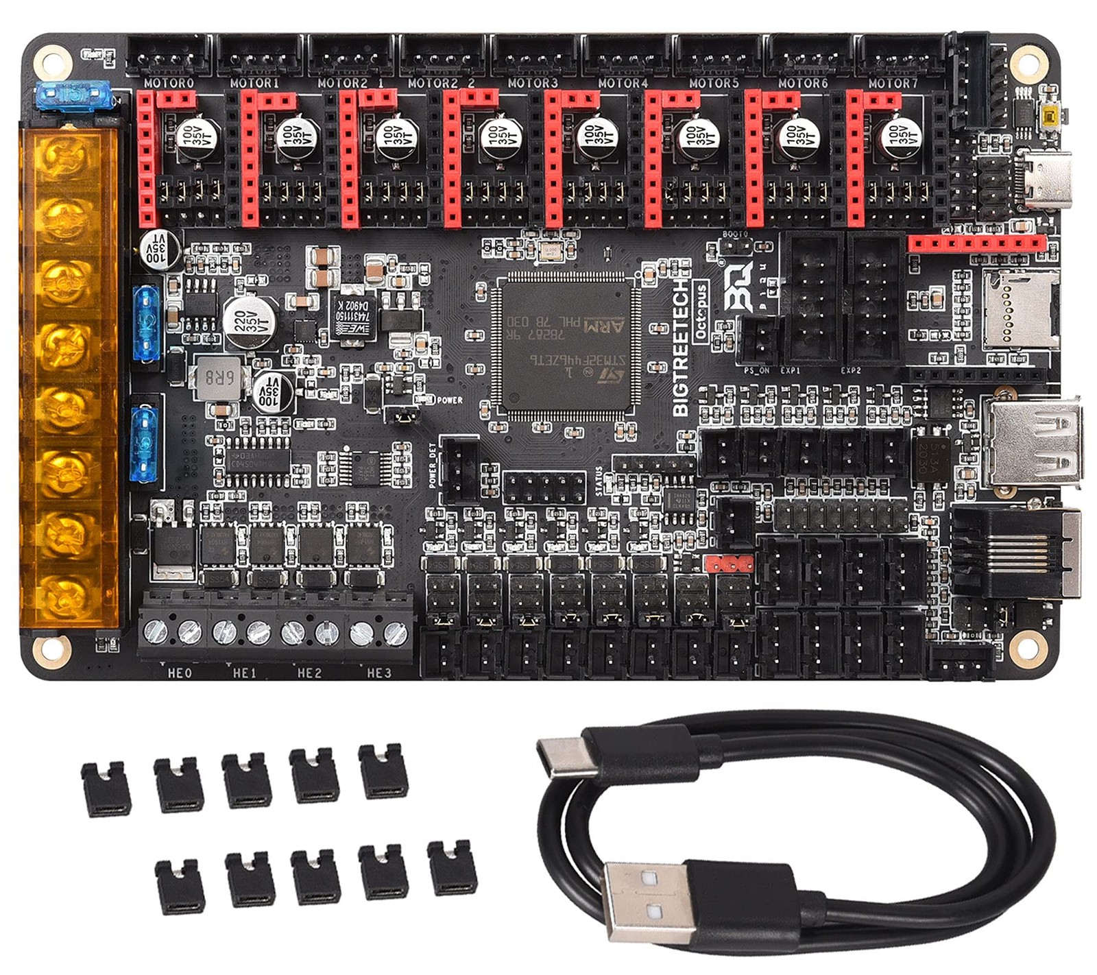 BIGTREETECH Octopus V1.1 Control Board 32bit Silent Compatible Black