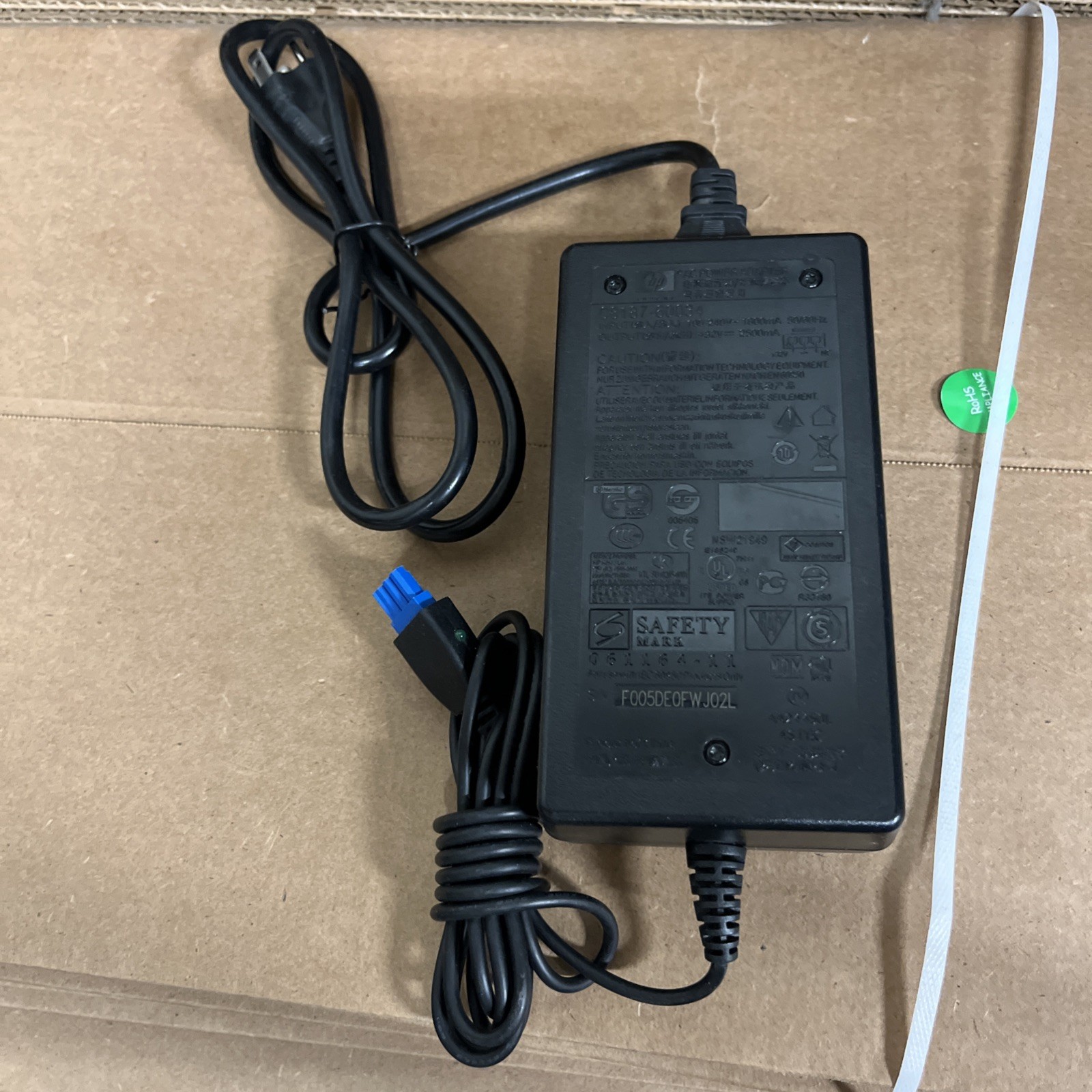 Genuine HP 32V 2.5A 80W AC Adapter Power Supply Charger C8187-60034 0957-2093