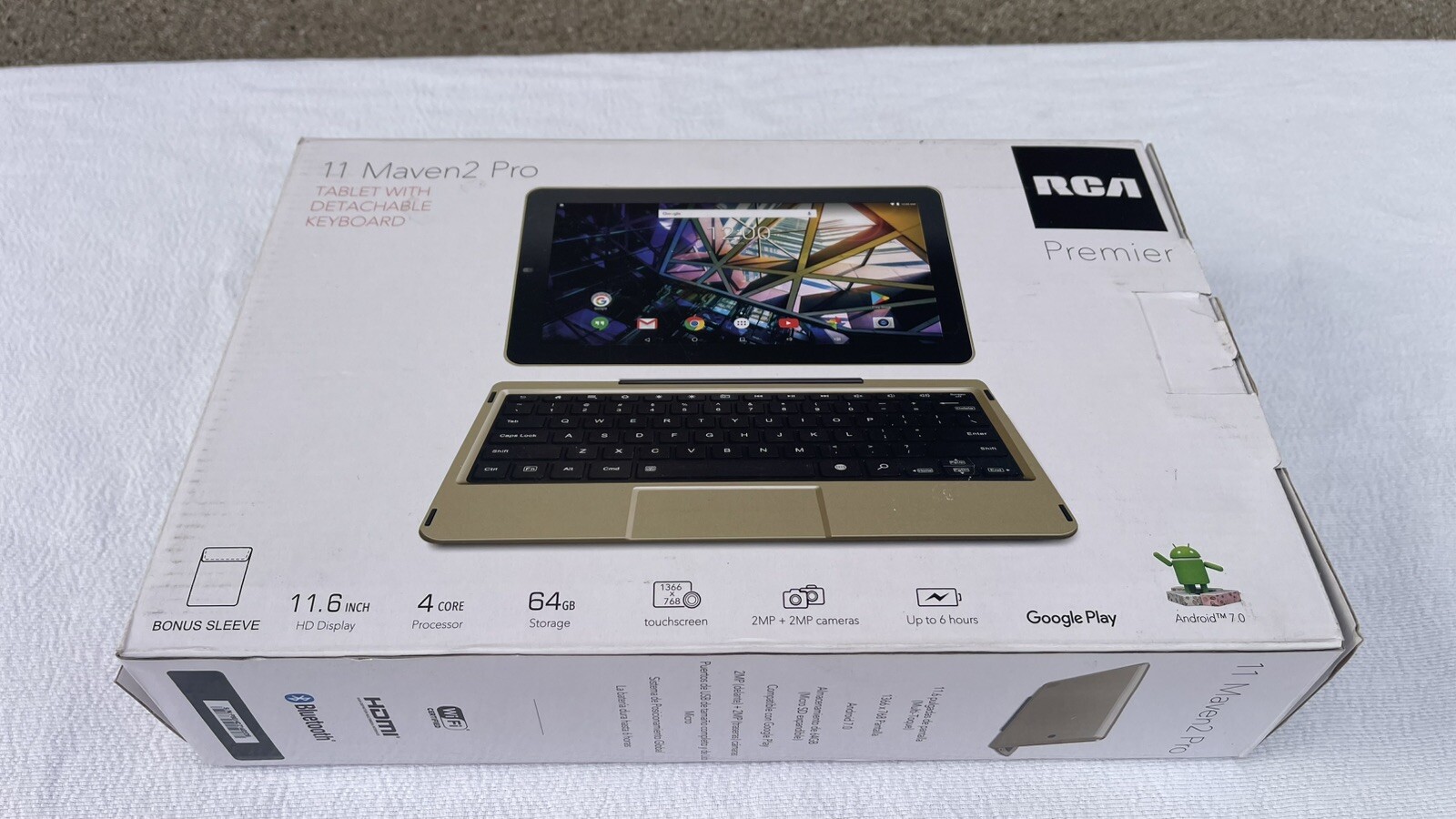 New RCA 11 Maven2  Pro Tablet With Detachable Key Board       *Fast Shipping*