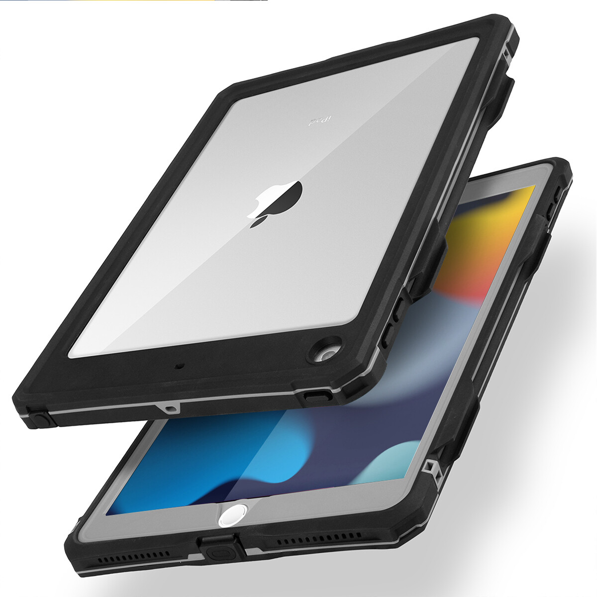 For iPad 9th 8th 7th Gen 10.2" Case Waterproof Shockproof Heavy Duty Stand Cover