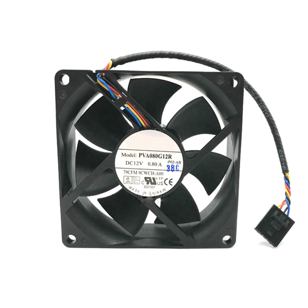 Server Fan For Foxconn PVA080G12R PVA080G12R-P02-AB 09CWCH 9CWCH-A00 DC12V 0.80A