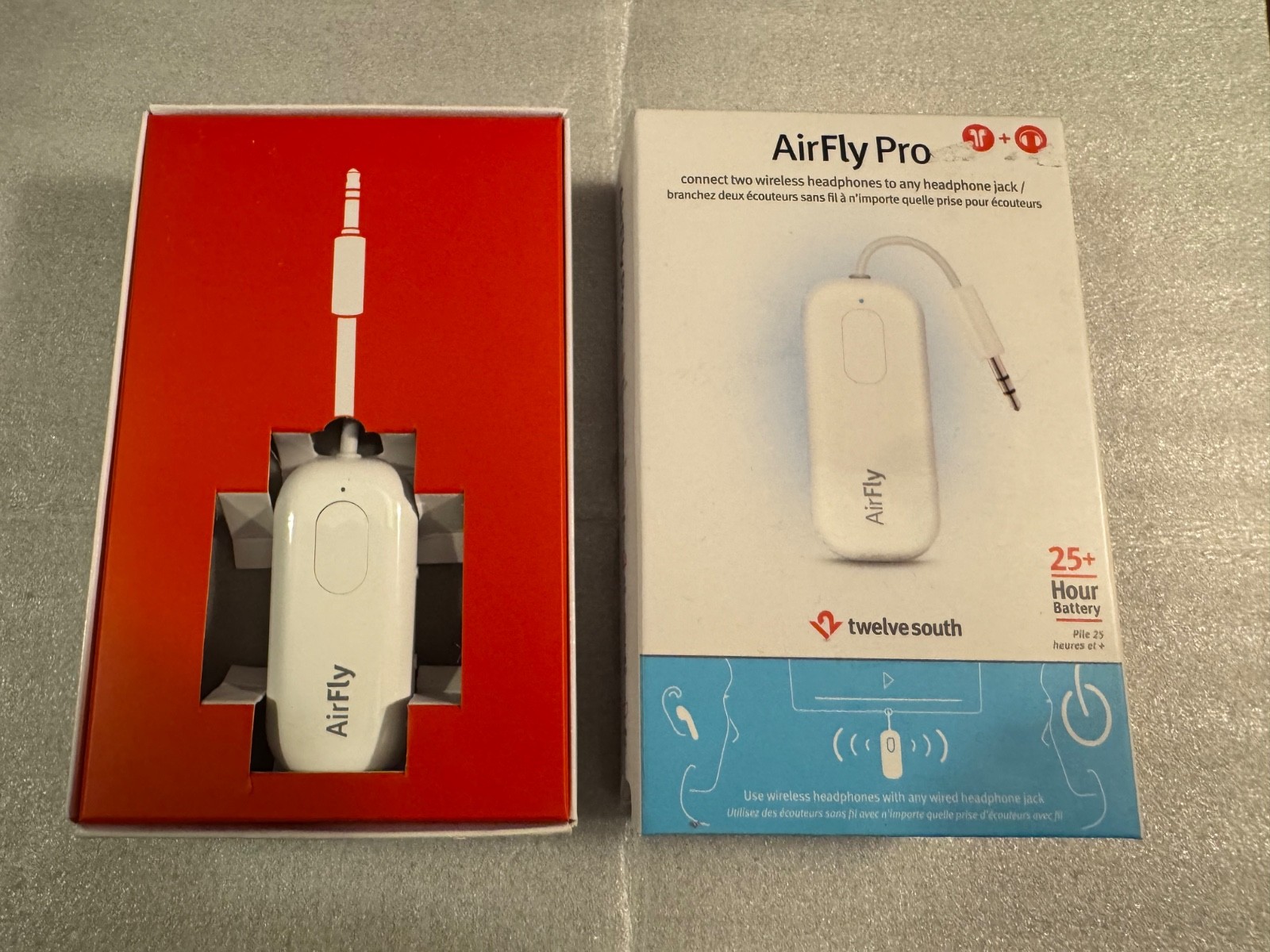 *Read* AirFly Pro Twelve South Portable Bluetooth Audio Transmitter 3.5mm Jack