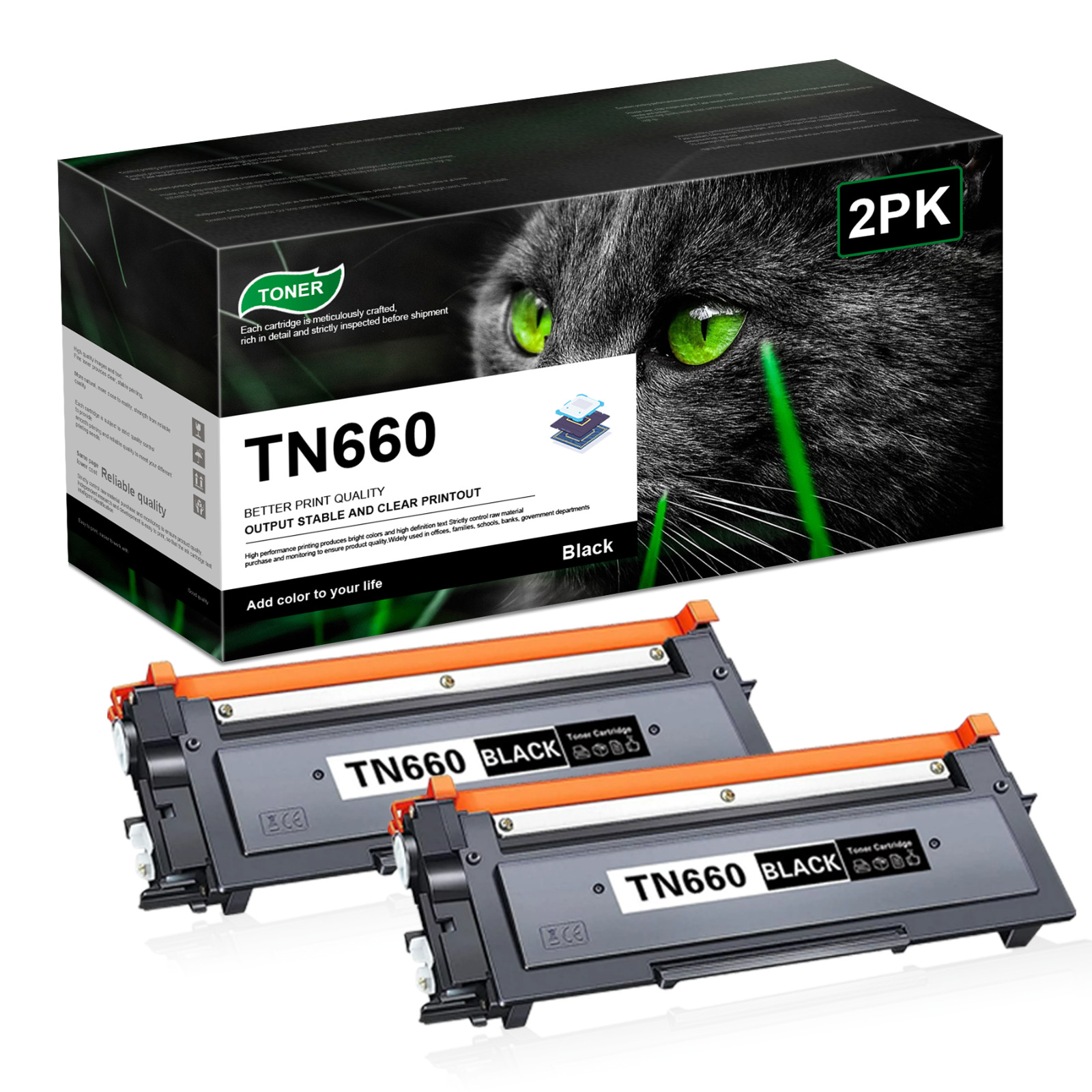 New TN660 TN-660 TN630 2BK Replacement For Brother Toner DCP-L2540DW MFC-L2685DW