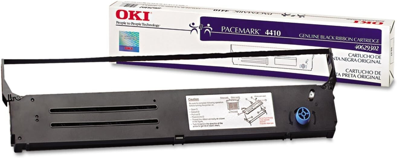 OEM Okidata 40629302 Print Ribon Black 15 Million Character Pacemark 4410 Series