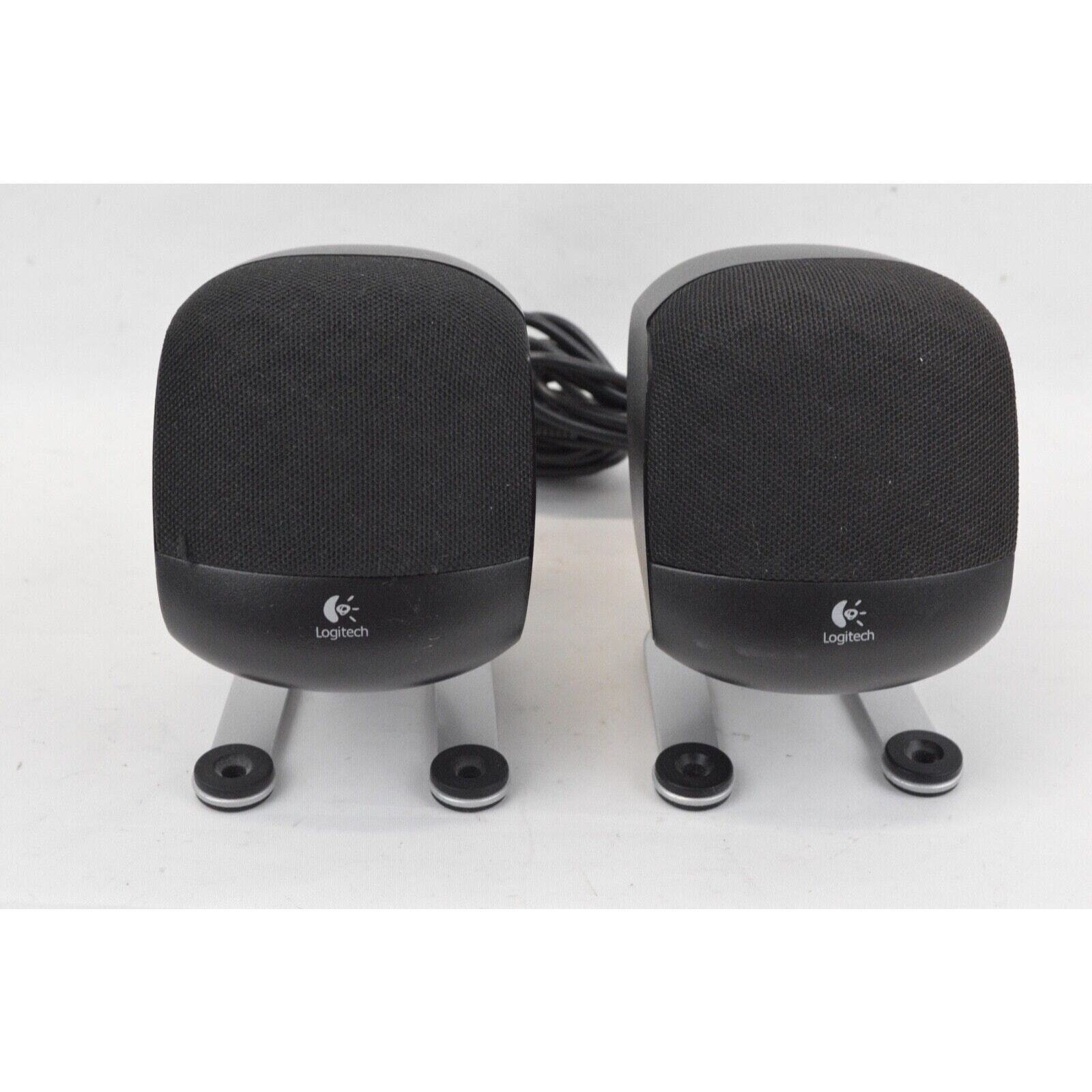 Original Logitech Z-640 Pair Replacement Front Left Right Satellite Speakers 
