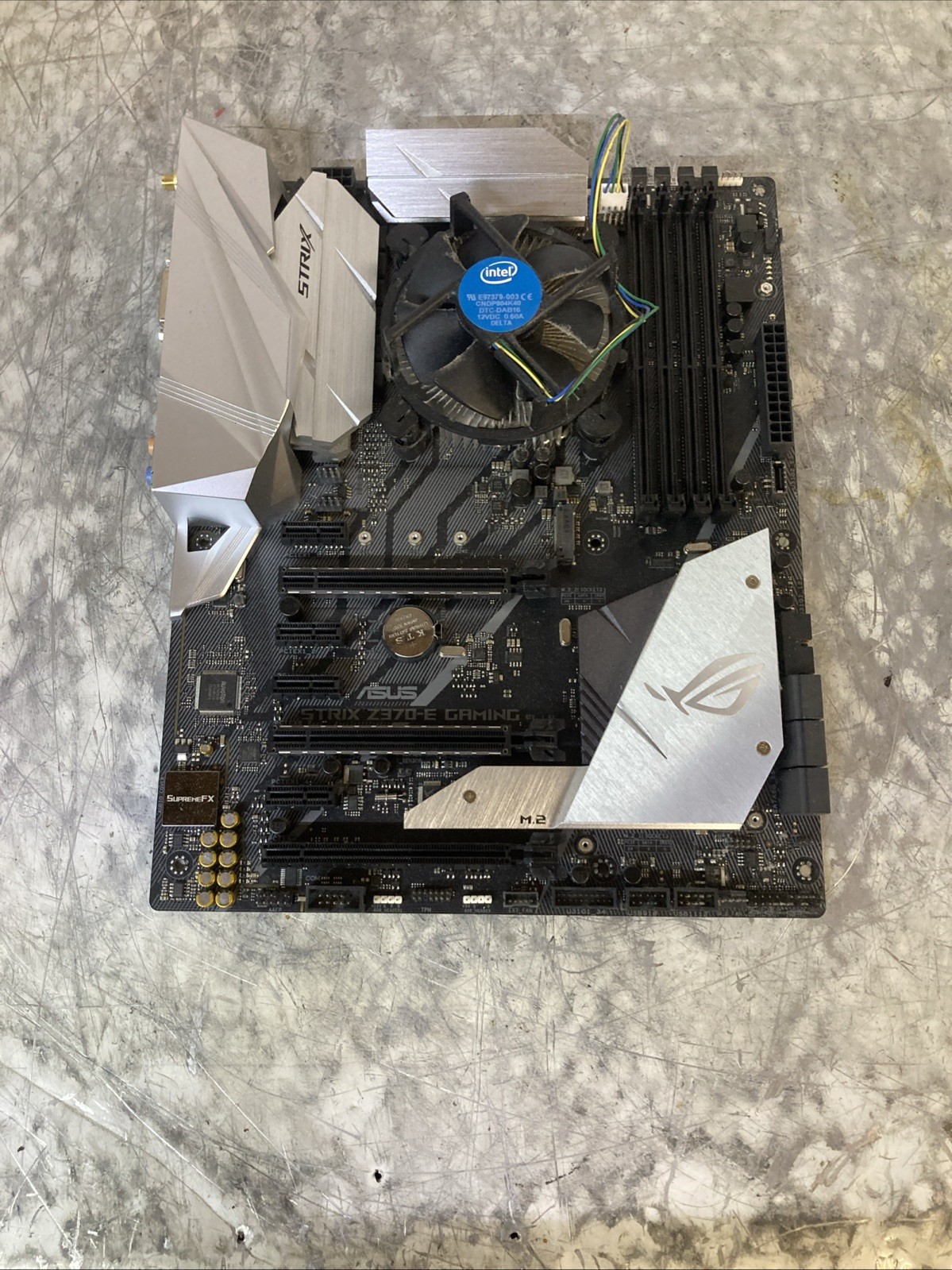 ASUS Rog Strix Z390-E Gaming LGA 1151 ATX Intel DDR4 Motherboard tested working