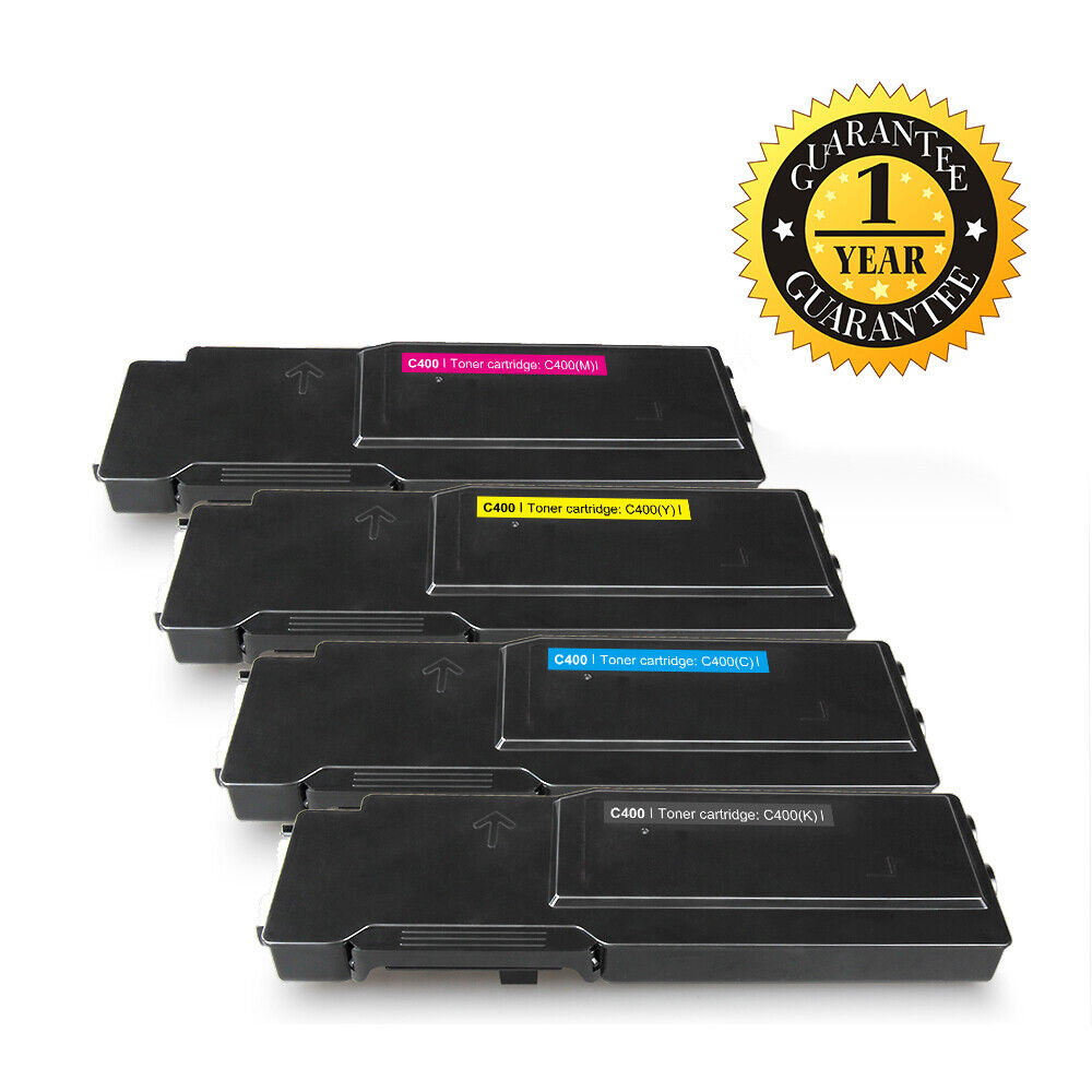 4 Pack C400 Color Toner Cartridge for Xerox VersaLink C400DN C400N C405DN C405N