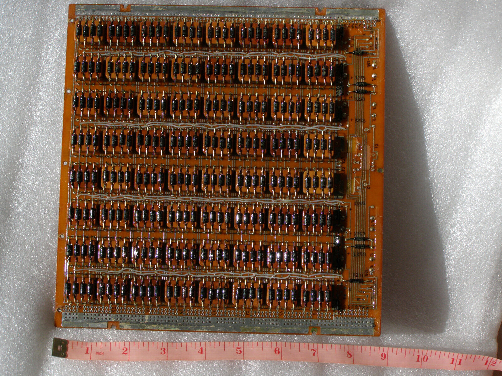 USSR Magnetic Core Ferrite Memory Board on 64 ferrite-diode cells 16 byte SKU 17