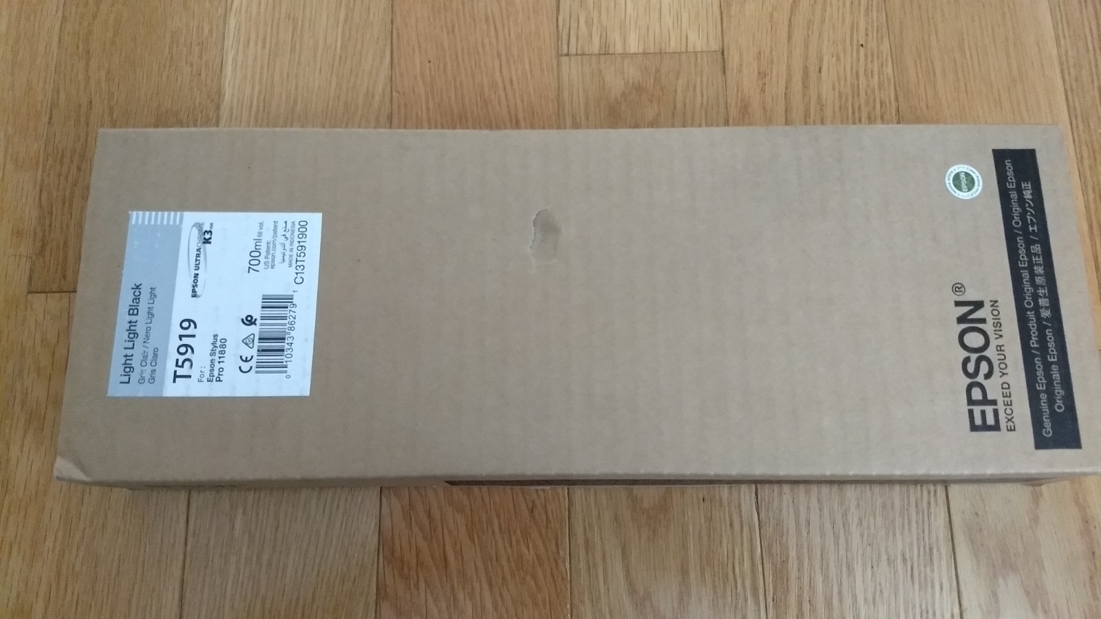 2017 GENUINE EPSON LIGHT LIGHT BLACK INK T5919 STYLUS PRO 11880 FACTORY SEALED