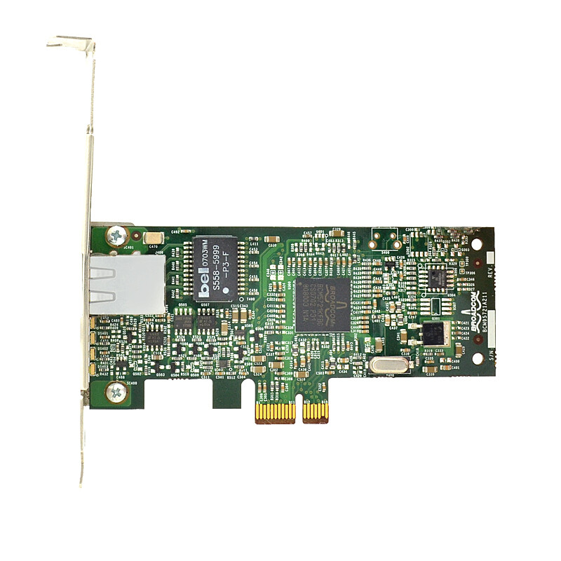  Network Card Broadcom PCI-E BCM95721A211 E-G021-04-2613(B) 73P3519