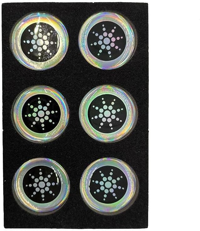 EMF Stickers Blocker Neutralize Shield Protection for Cell 6 Pcs Sliver