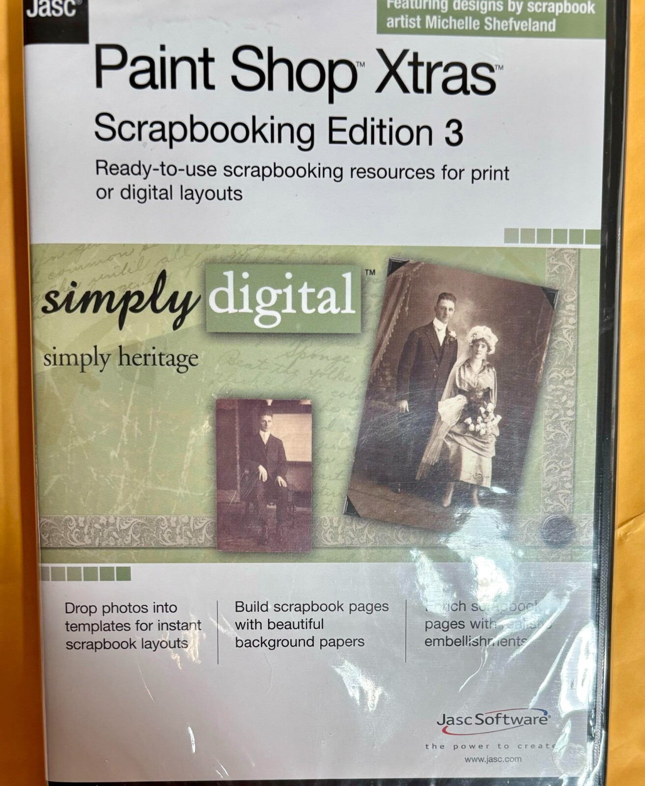 Paint Shop Xtras Scrapbooking Edition 3 PC CD-ROM 2004 Creating Digital Layouts