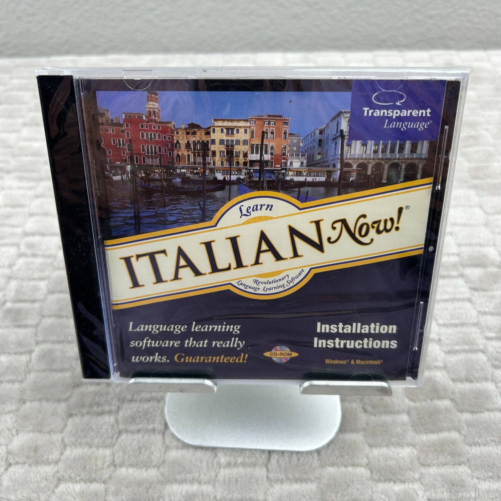 Learn Italian Now Windows/Mac CD-Rom Transparent Language NewSealed