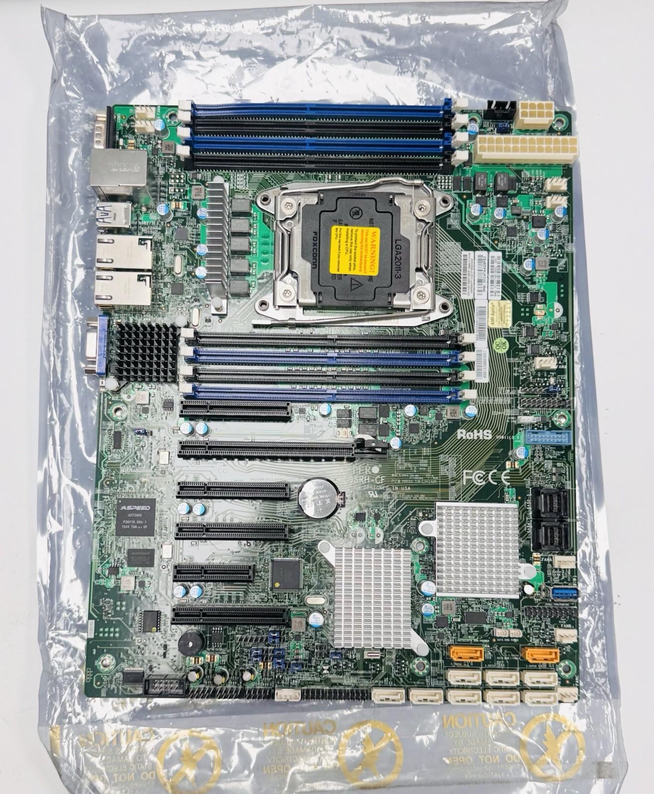 *WORKS BUT AS/IS* SUPERMICRO X10SRH-CF Server Motherboard *NO I/I SHIELD*