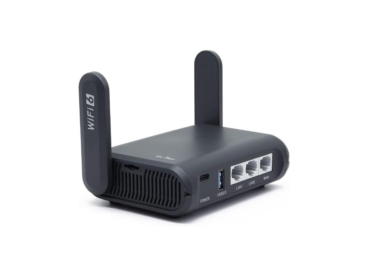 GL.iNet GL-AX1800(Flint) WiFi 6 Router -Dual Band Gigabit Wireless Internet