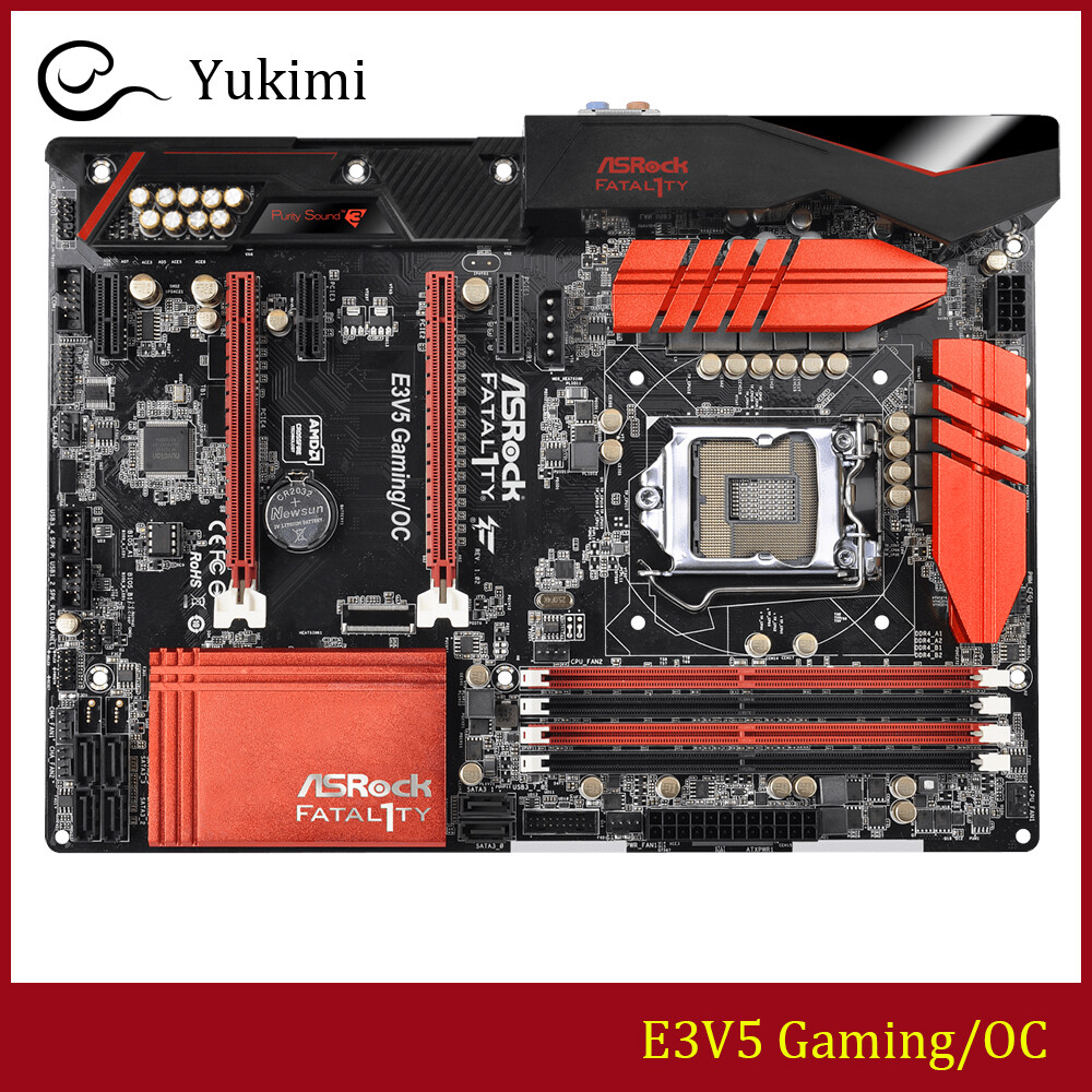FOR ASROCK E3V5 Gaming/OC DDR4*4 LGA 1151 64GB ATX Motherboard Test OK