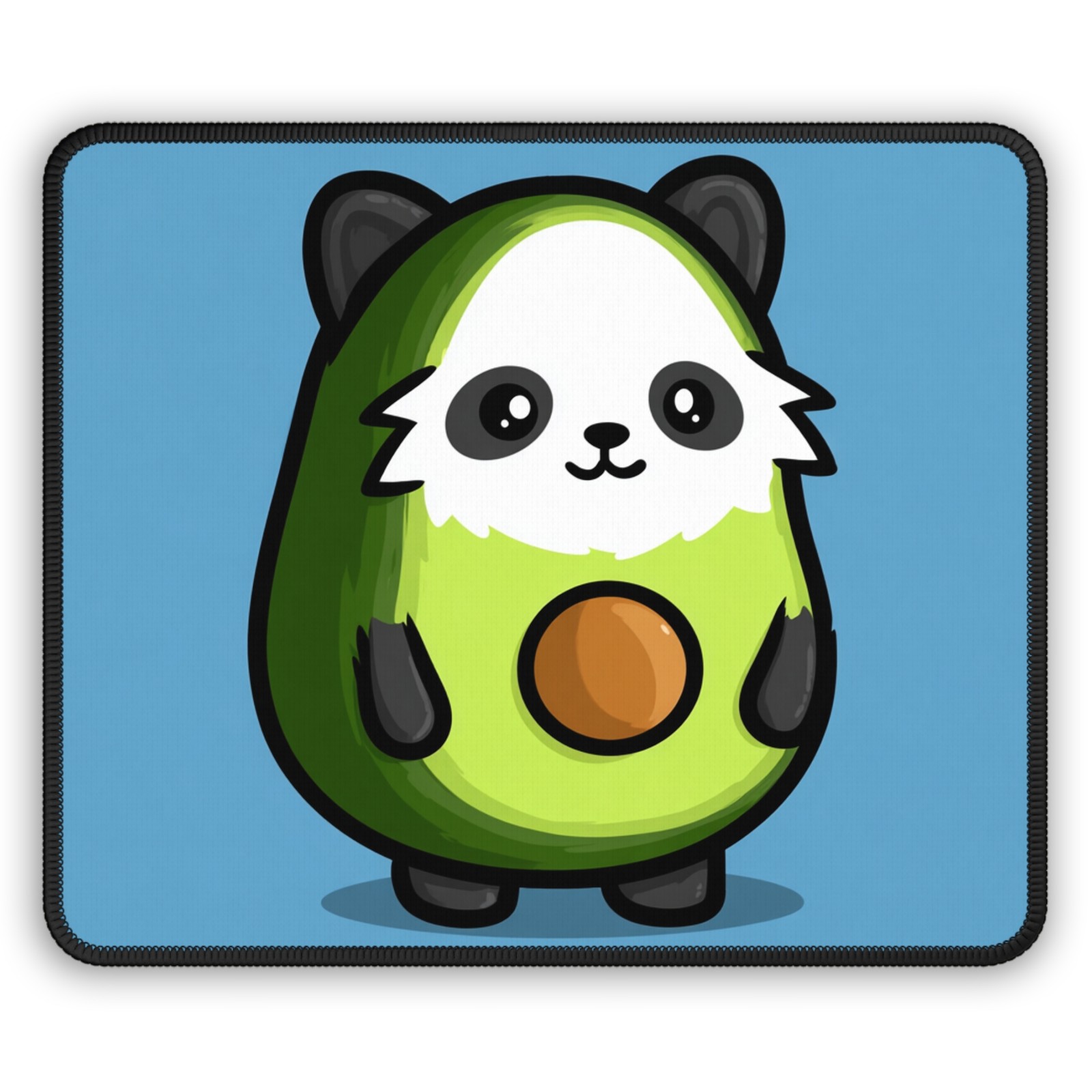 Avocado Panda Gaming Mouse Pad | Cute Kawaii Avocado Panda