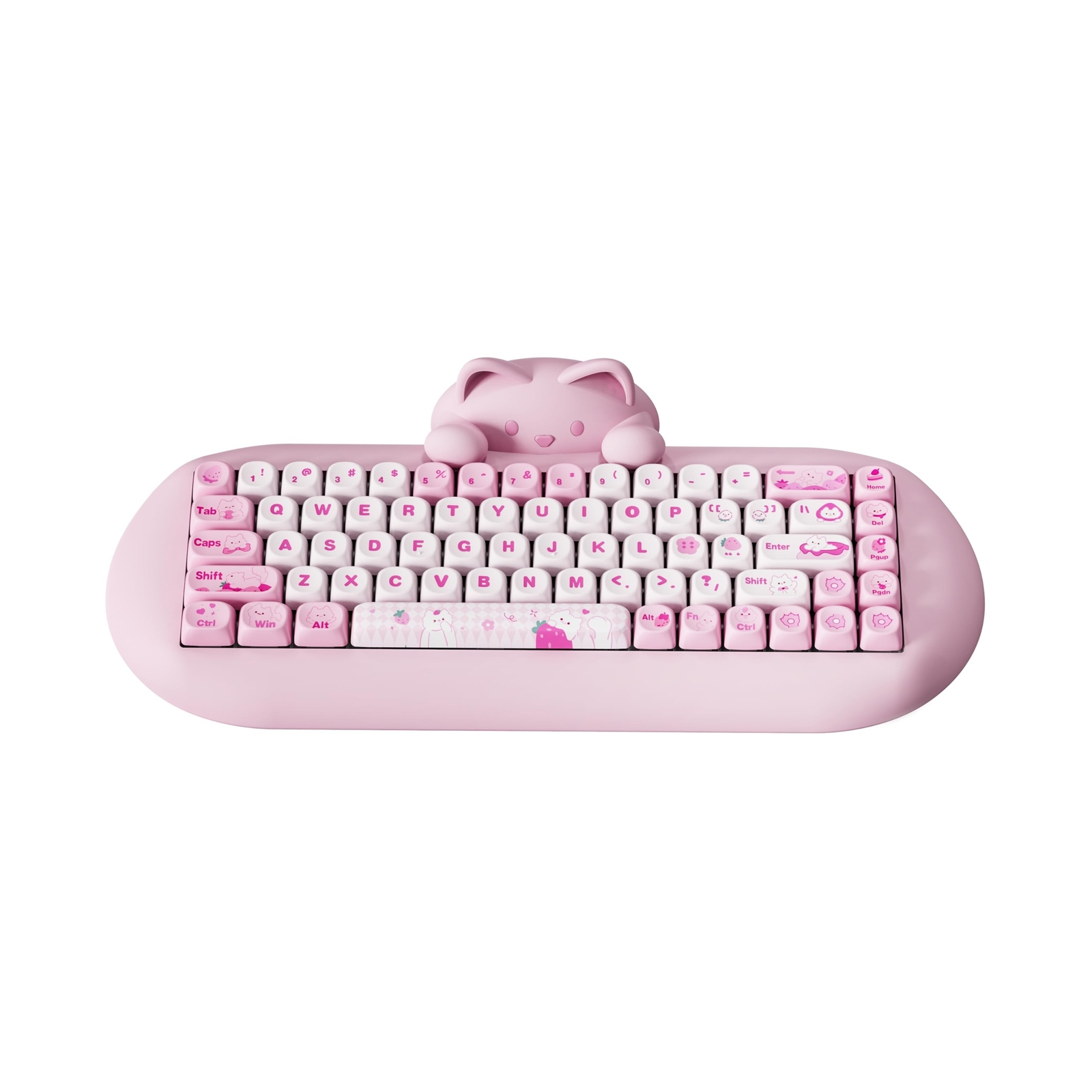 YUNZII C68 Wireless Mechanical Keyboard, 65% Gaming Keyboard Hot Swap,Triple ...