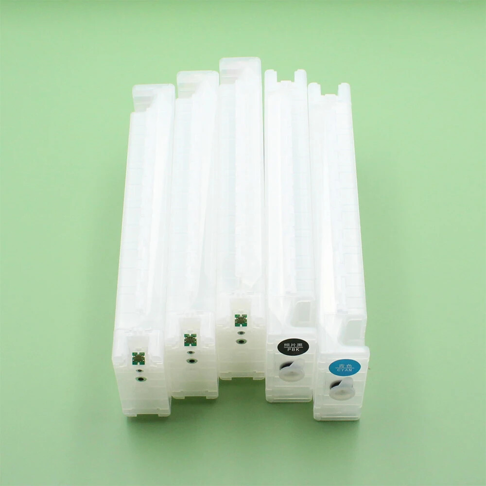 5pc/700ML Refillable Ink Cartridge With ARC Chip For Eps SCT3000 T5000 T7000