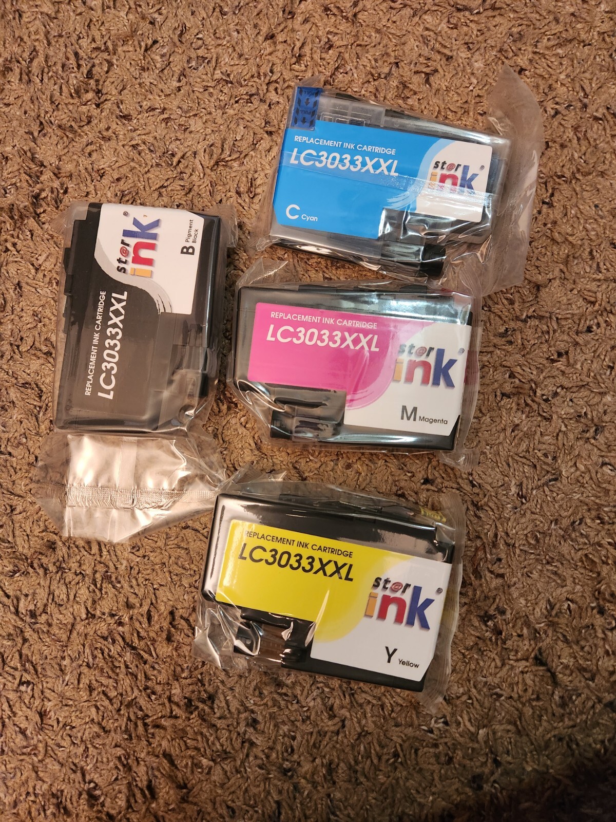 STAR INK 4 pack Printer Ink Cartridges LC401, Black, Cyan, Magenta, Yellow