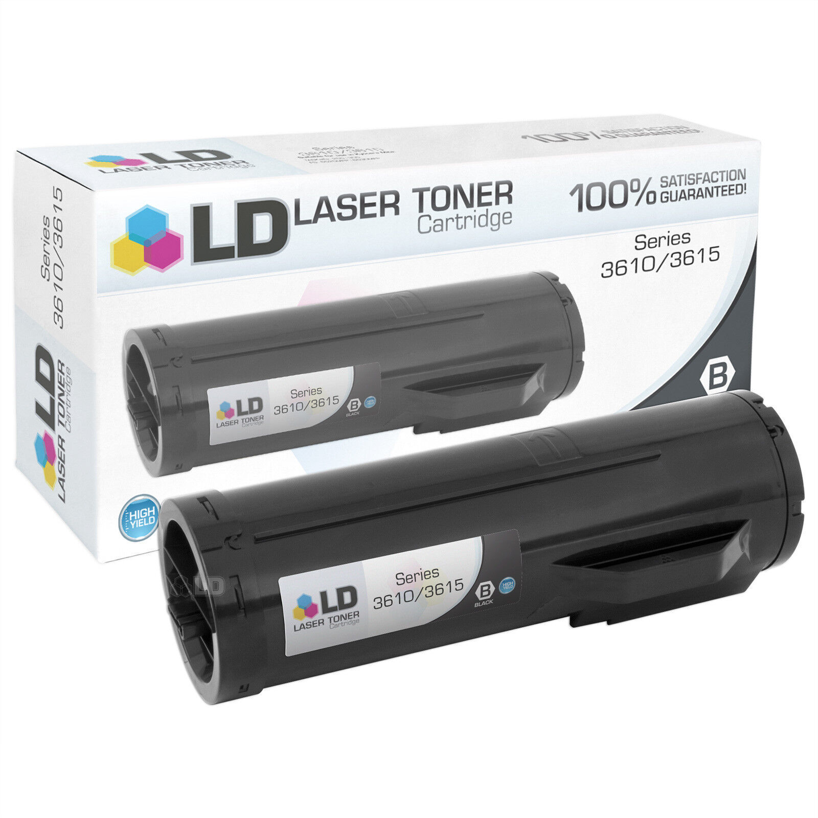 LD Compatible Xerox 106R02722 HY Black Toner Cartridge for 3610/3615