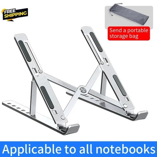 1pc Aluminum Laptop Stand Adjustable Cooling Foldable Non-Slip NEW Holder
