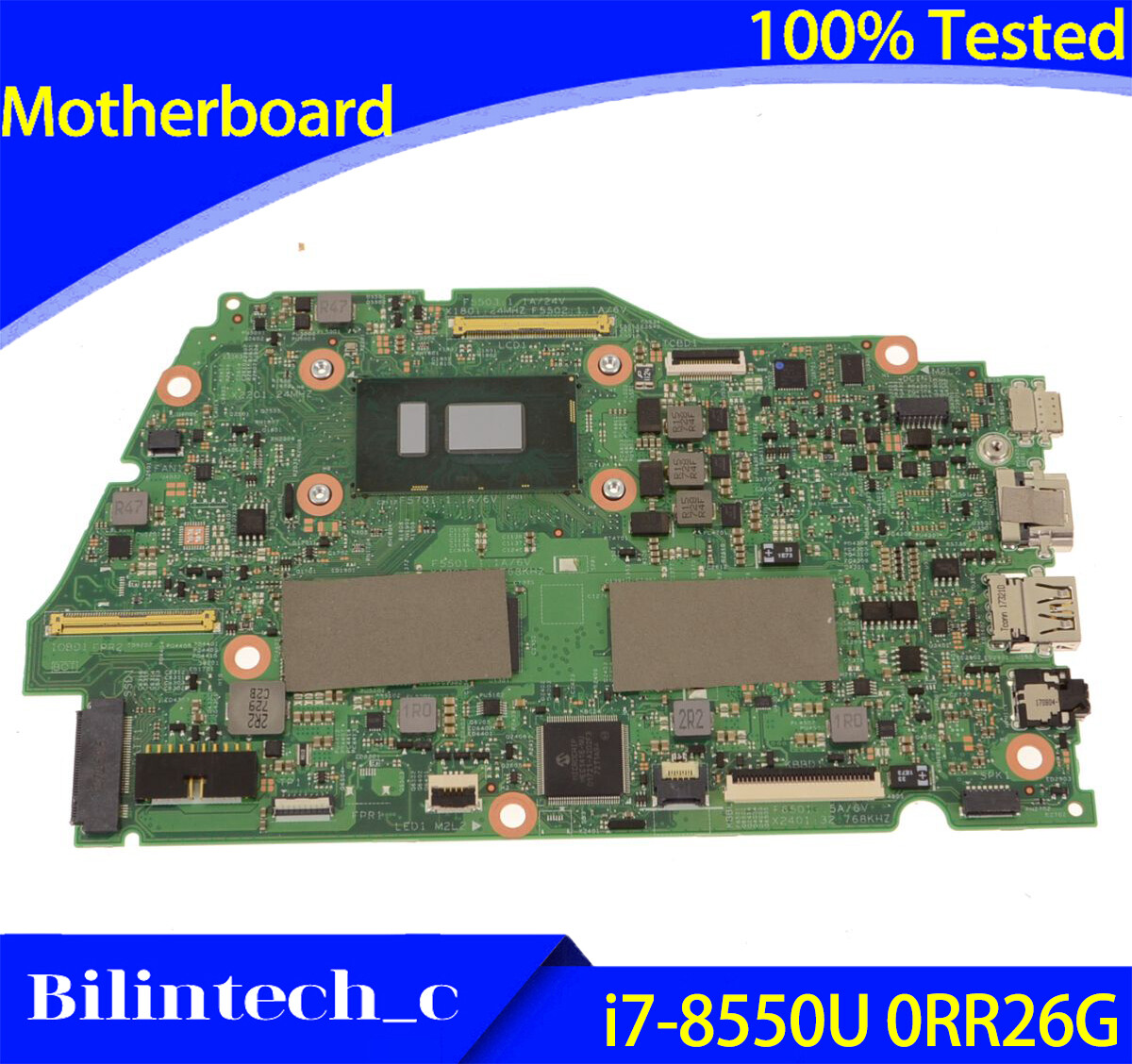 FOR DELL Inspiron 13 7370 7373 Motherboard Supports i7-8550U 16GB 16839-1 0RR26G