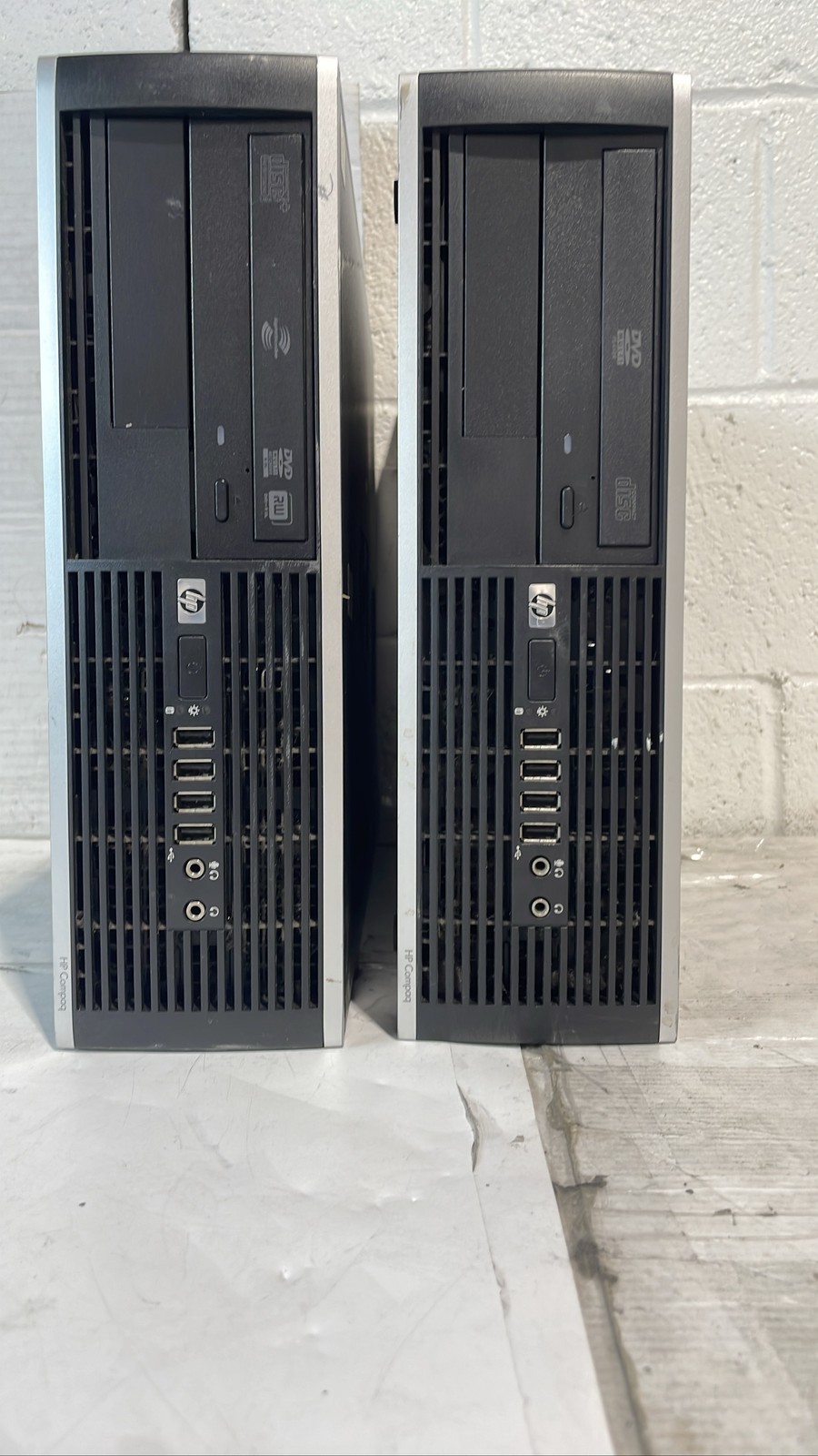 HP Compaq 6005 Pro SFF AMD Athlon II X2 Processor Desktop PC Lot Of 2