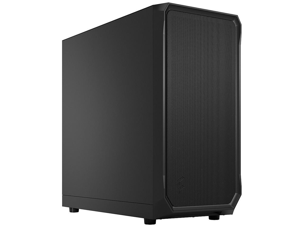 Fractal Design Focus 2 Black ATX mATX Mini ITX Solid Mid Tower Computer Case