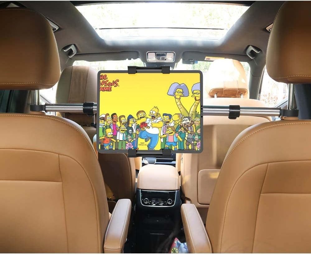 Car Seat Headrest Extension Arm Mount Holder For Kindle iPad Tablet Universal